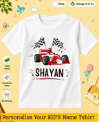 Little Speedster Custom Kid Cotton Tshirt Swiftsoul