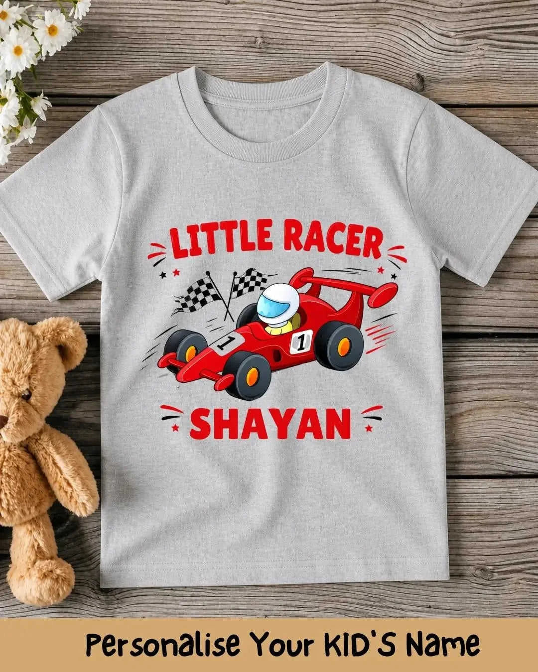 Little Speedster Custom Kid's Name Tee Swiftsoul 