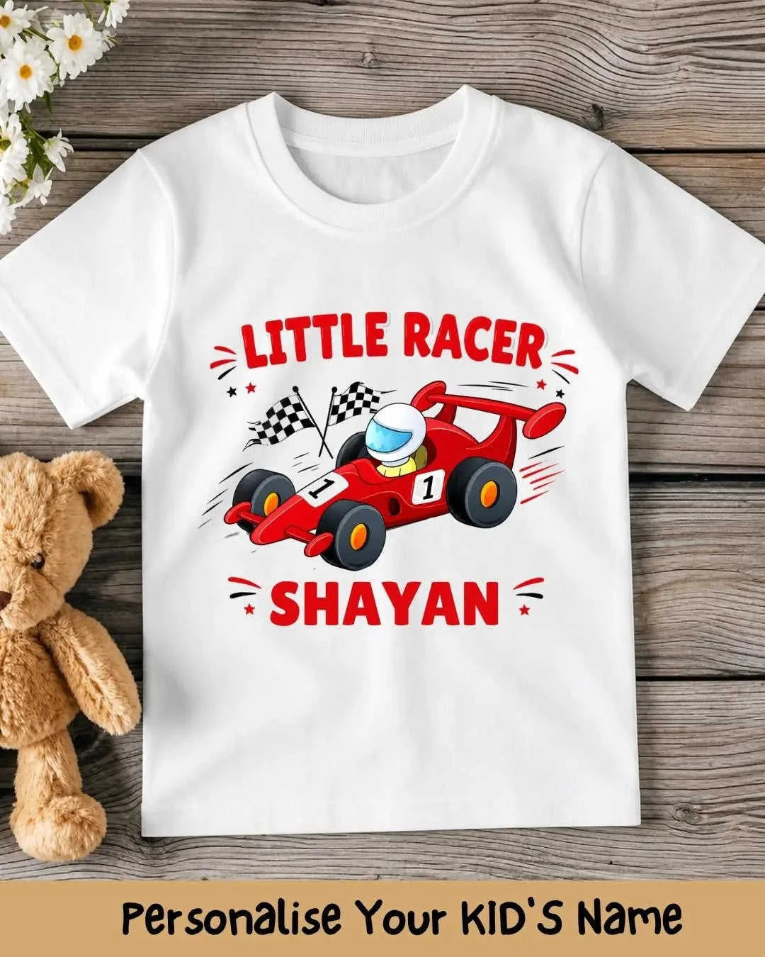 Little Speedster Custom Kid's Name Tee Swiftsoul 