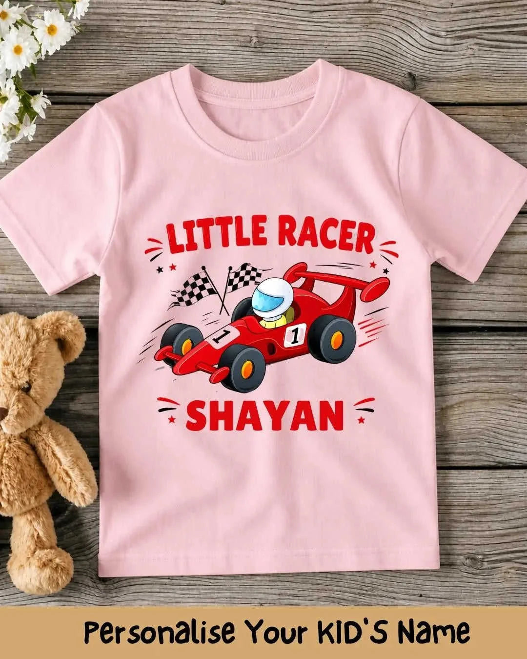 Little Speedster Custom Kid's Name Tee Swiftsoul 