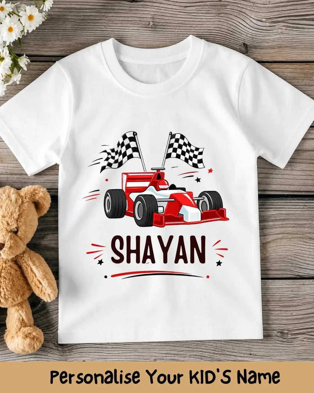 Little Speedster Custom Kid's Name Tee Swiftsoul 