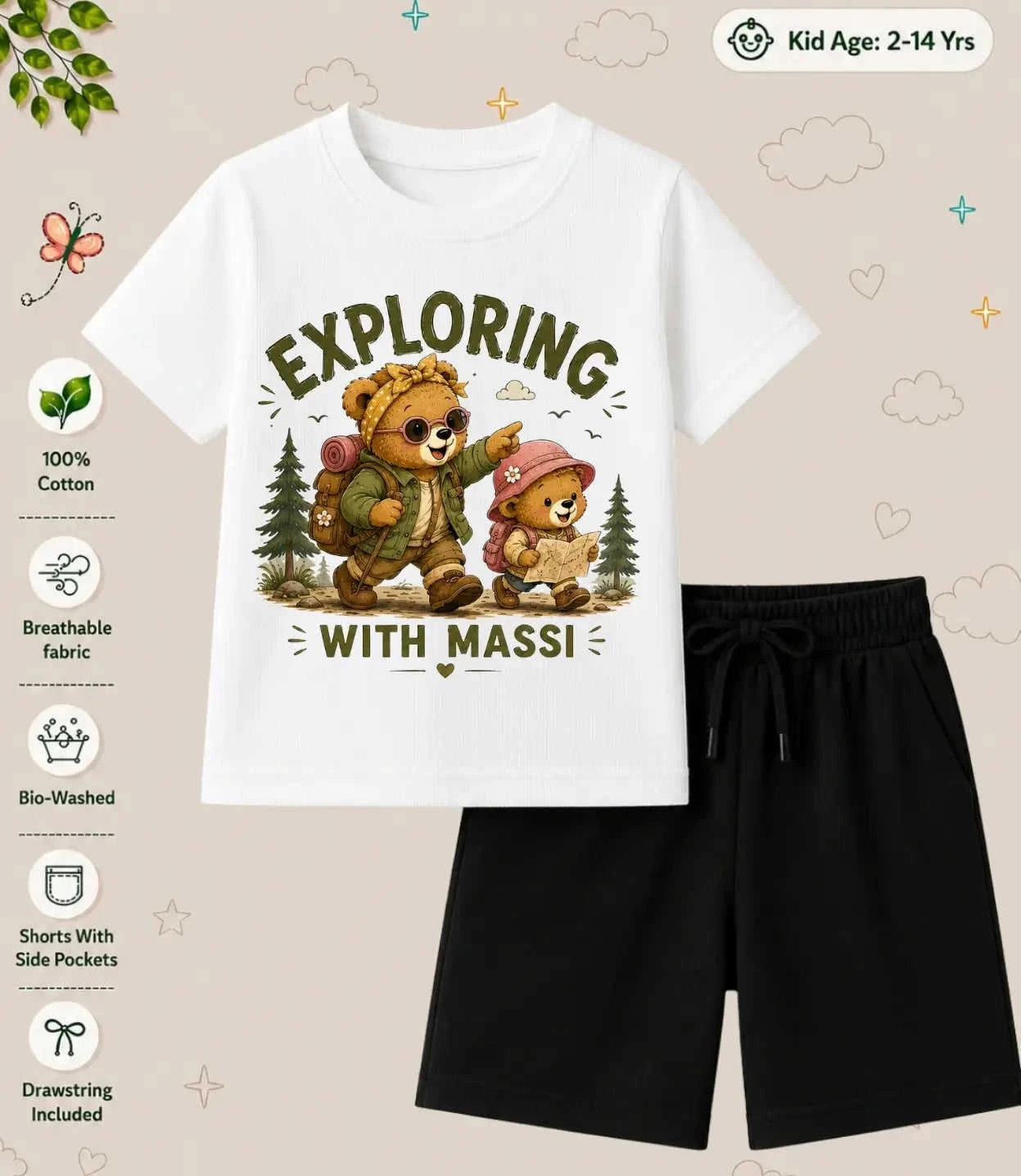 MAMMA - MAMMI Blessing Kid Co-ord Set Swiftsoul
