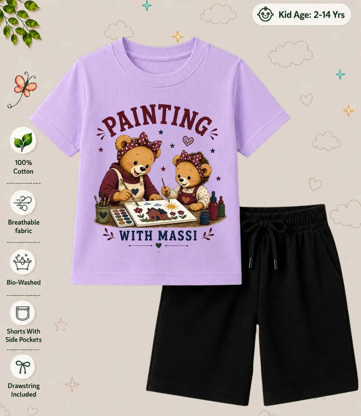 MAMMA - MAMMI Blessing Kid Co-ord Set Swiftsoul