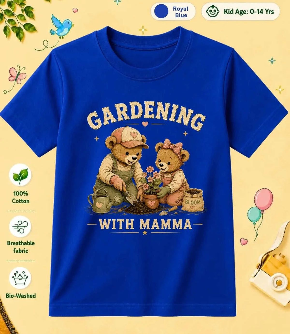 Mamma & Mammi's Blessing Kid Cotton Tee Swiftsoul