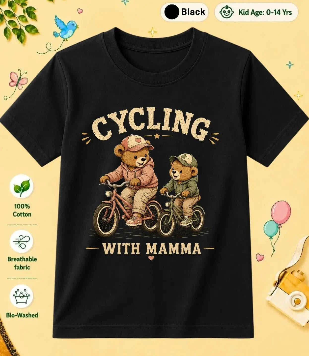 Mamma & Mammi's Blessing Kid Cotton Tee Swiftsoul