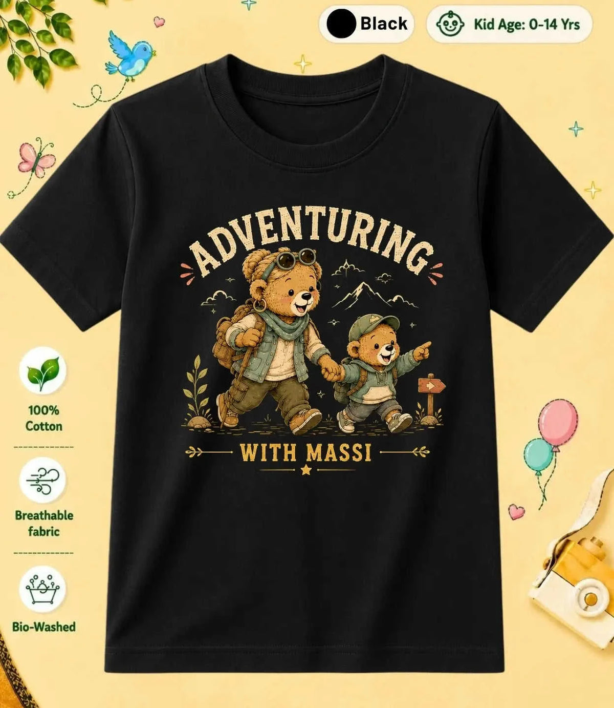 Mamma & Mammi's Blessing Kid Cotton Tee Swiftsoul