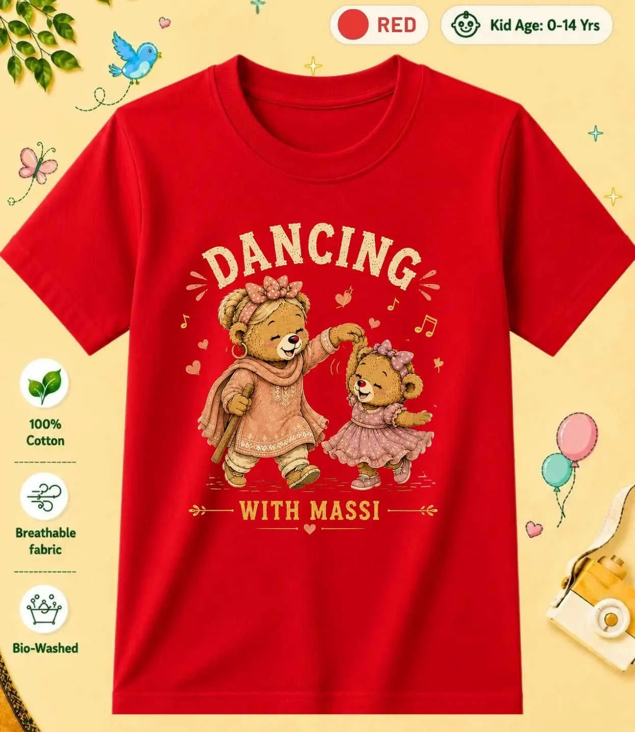 Mamma & Mammi's Blessing Kid Cotton Tee Swiftsoul