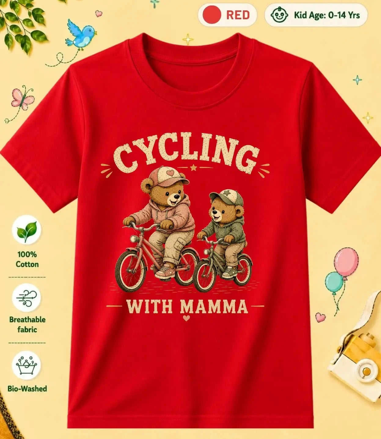 Mamma & Mammi's Blessing Kid Cotton Tee Swiftsoul