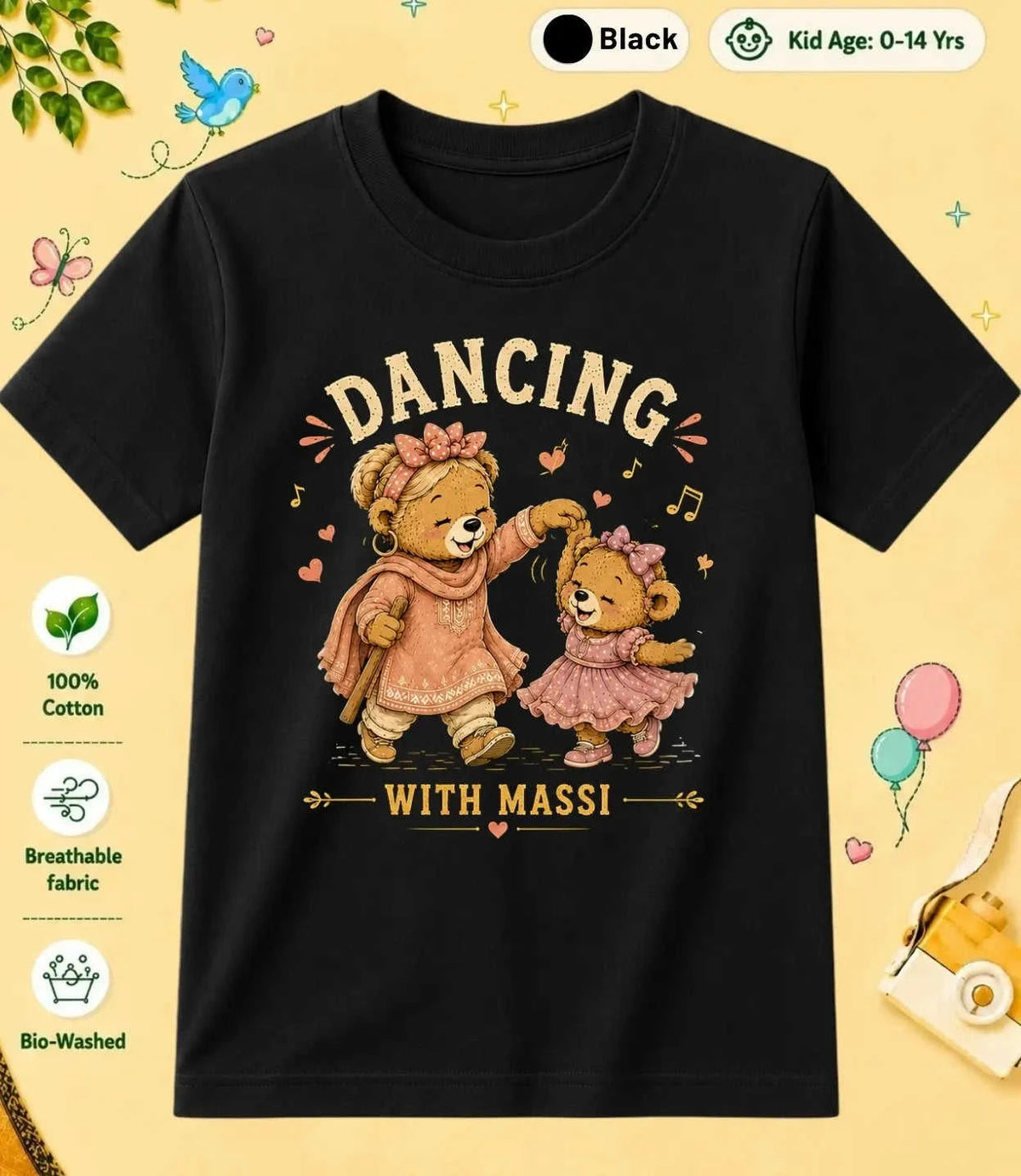 Mamma & Mammi's Blessing Kid Cotton Tee Swiftsoul