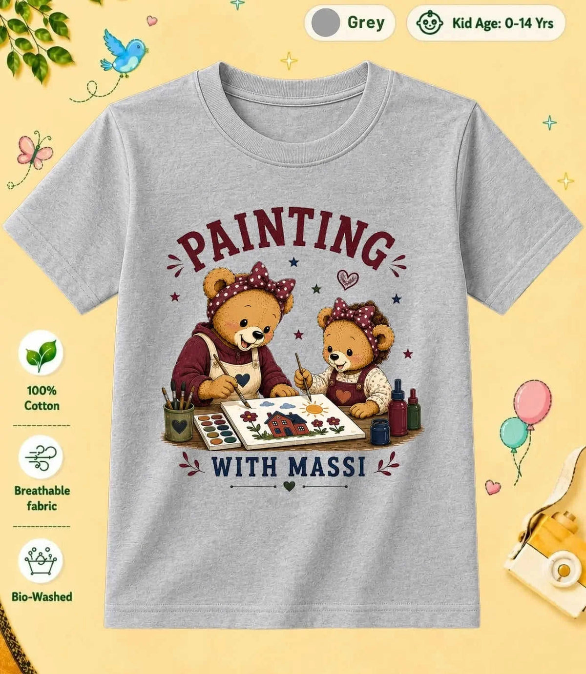 Mamma & Mammi's Favorite kids Cotton Tee Swiftsoul