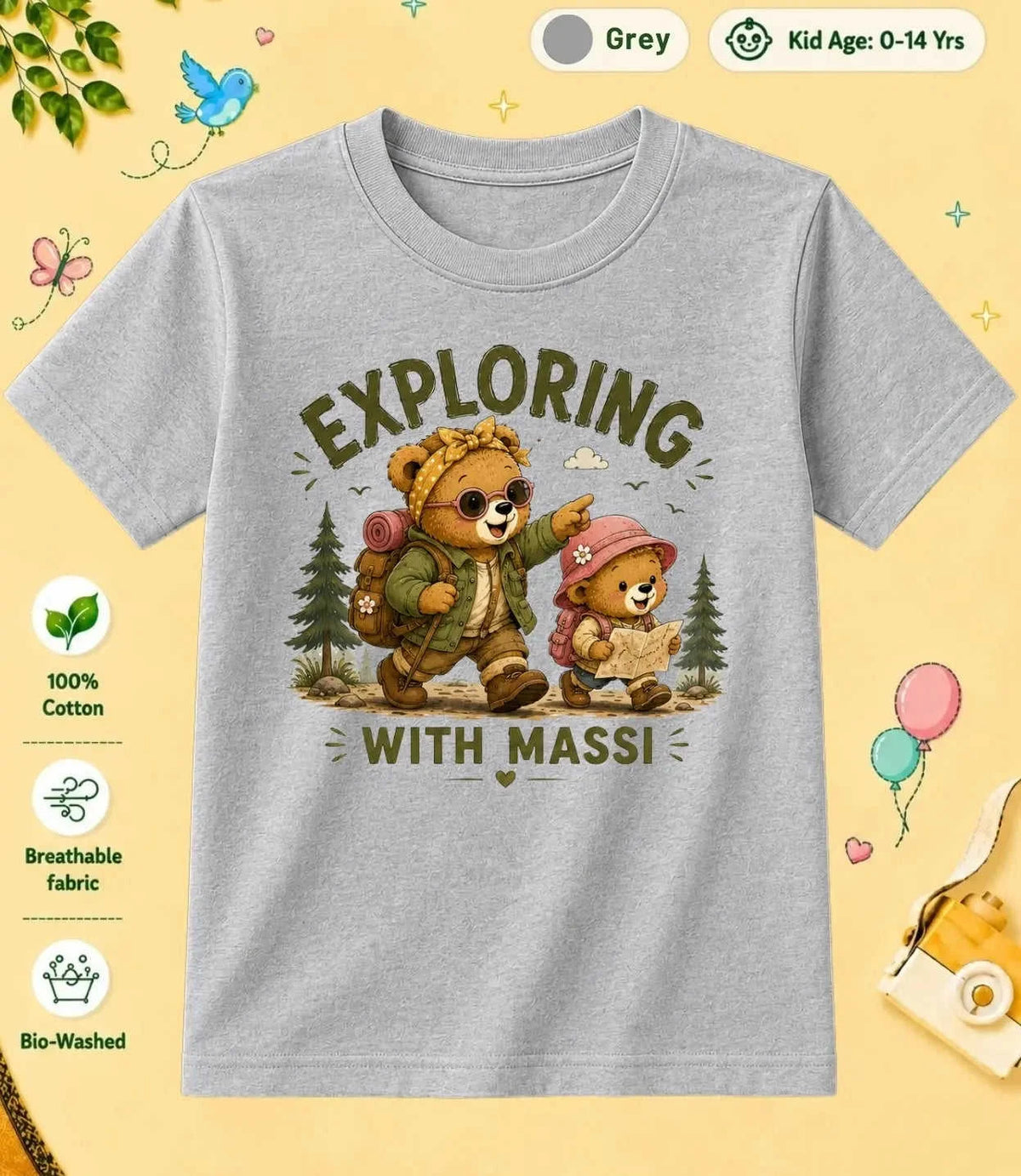 Mamma & Mammi's Favorite kids Cotton Tee Swiftsoul