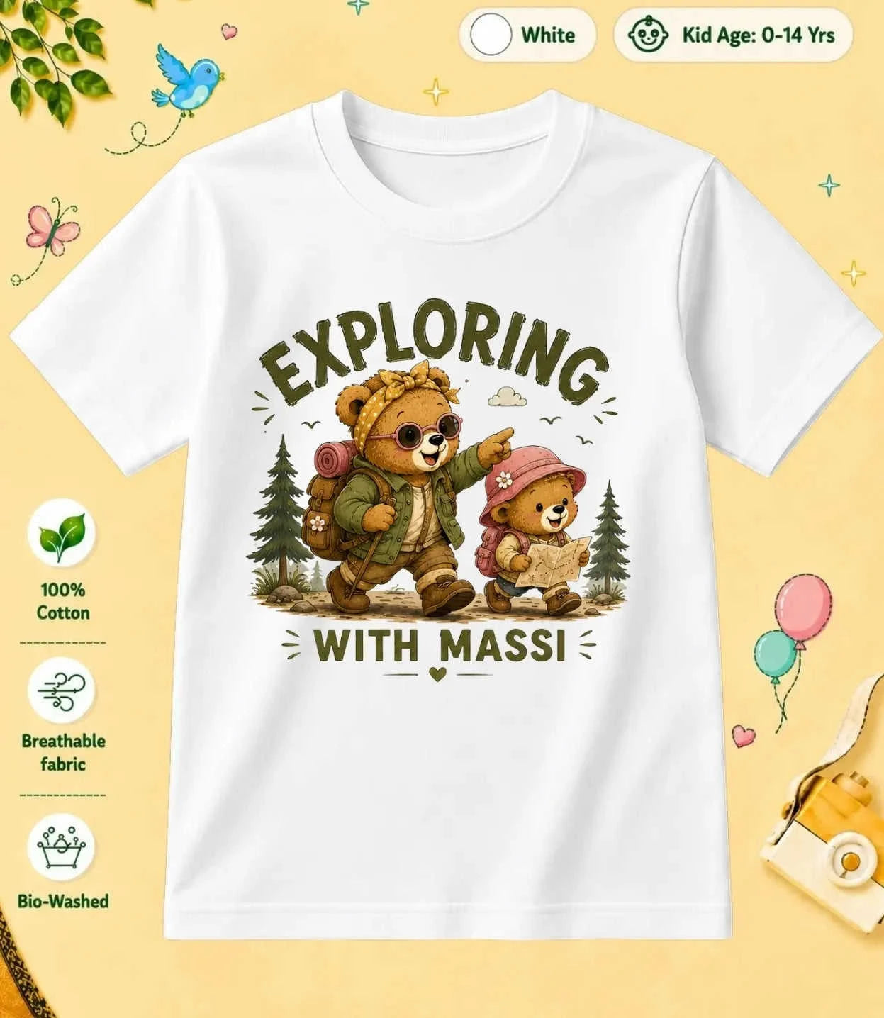 Mamma & Mammi's Favorite kids Cotton Tee Swiftsoul