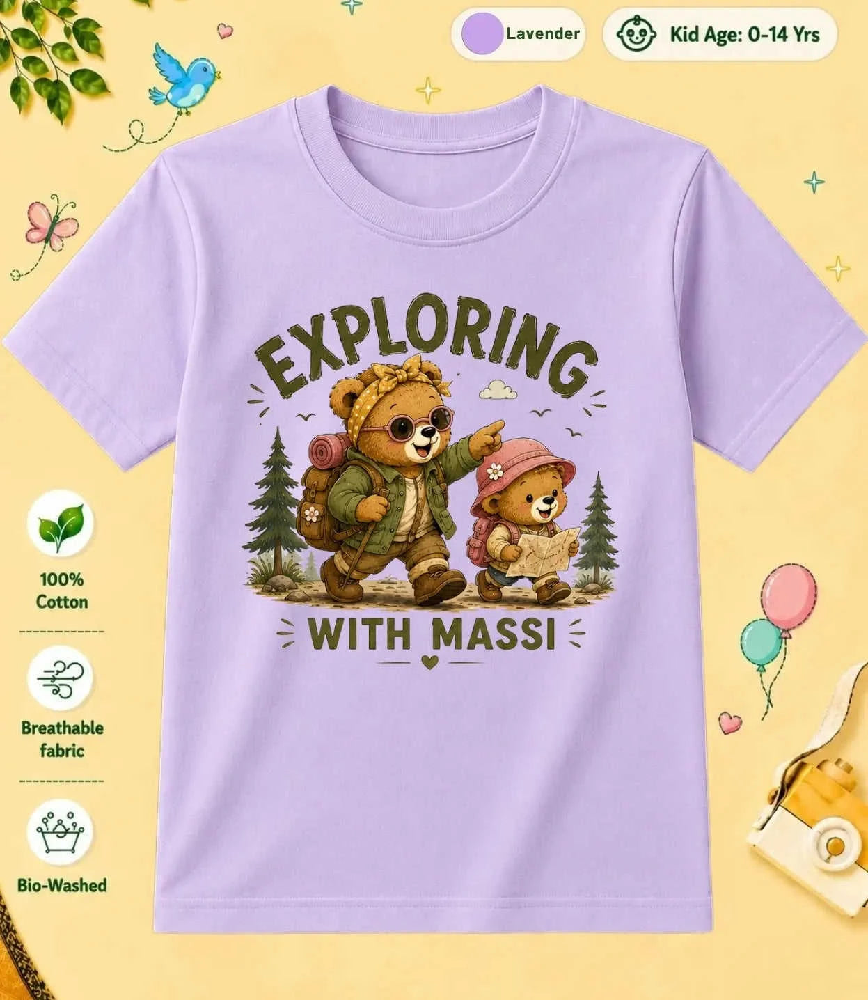 Mamma & Mammi's Favorite kids Cotton Tee Swiftsoul