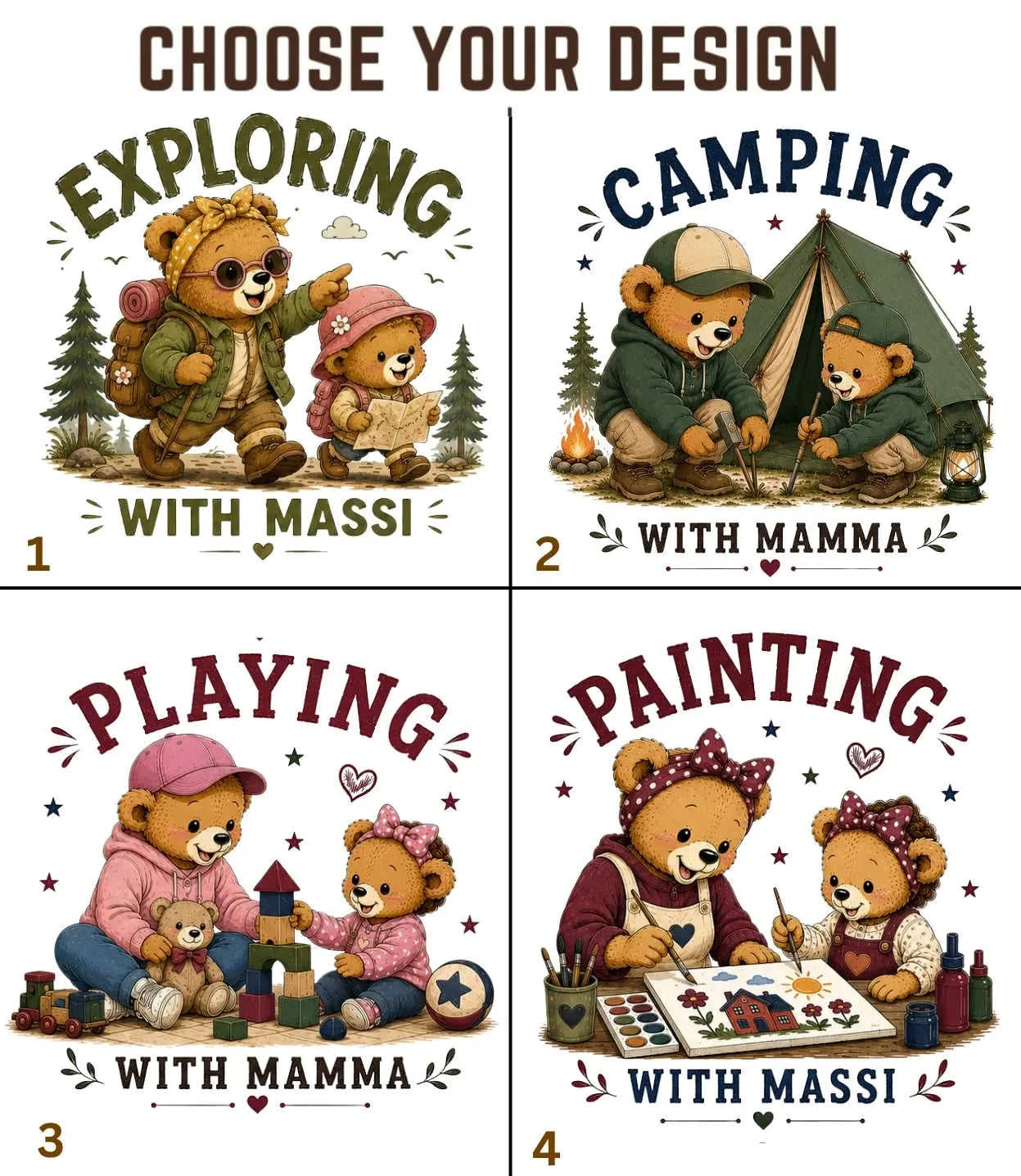 Mamma & Mammi's Favorite kids Cotton Tee Swiftsoul