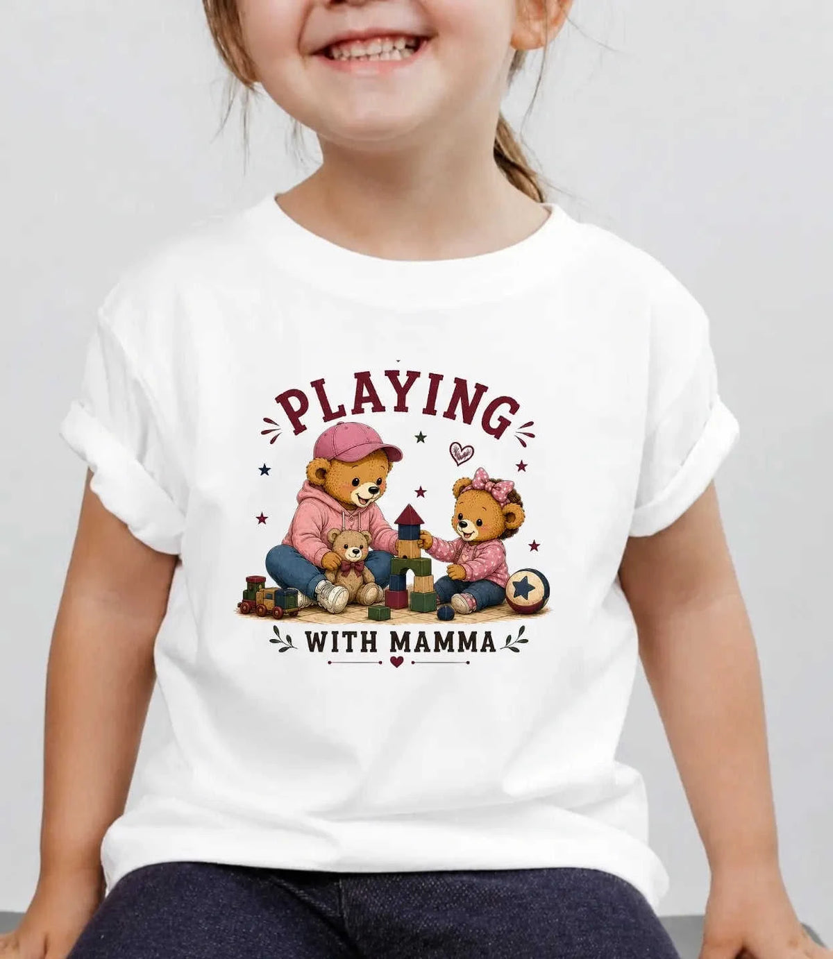 Mamma & Mammi's Favorite kids Cotton Tee Swiftsoul