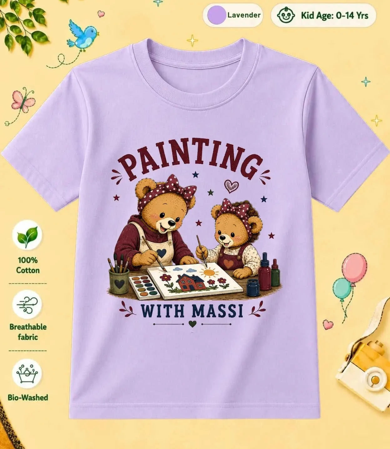 Mamma & Mammi's Favorite kids Cotton Tee Swiftsoul