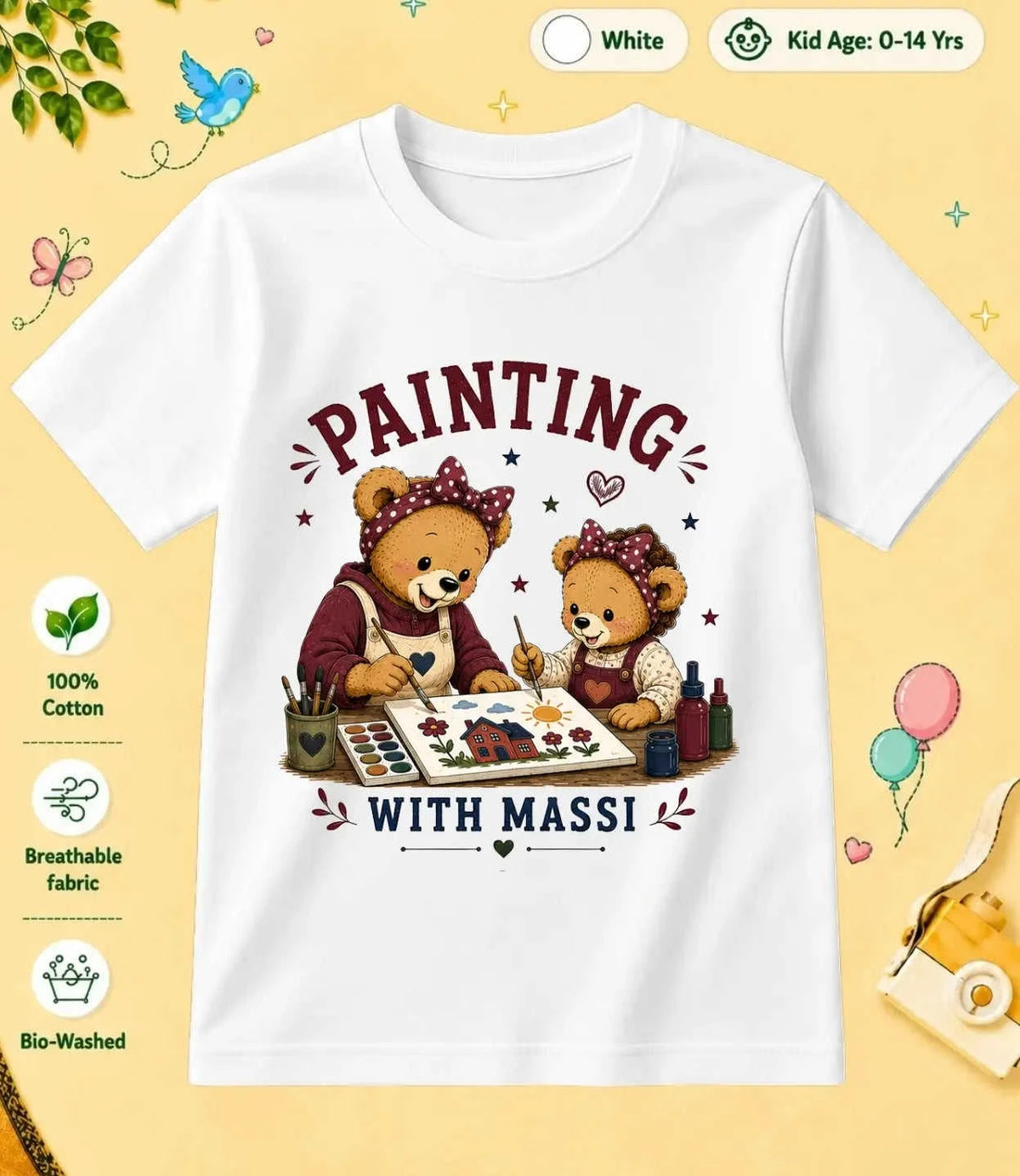 Mamma & Mammi's Favorite kids Cotton Tee Swiftsoul