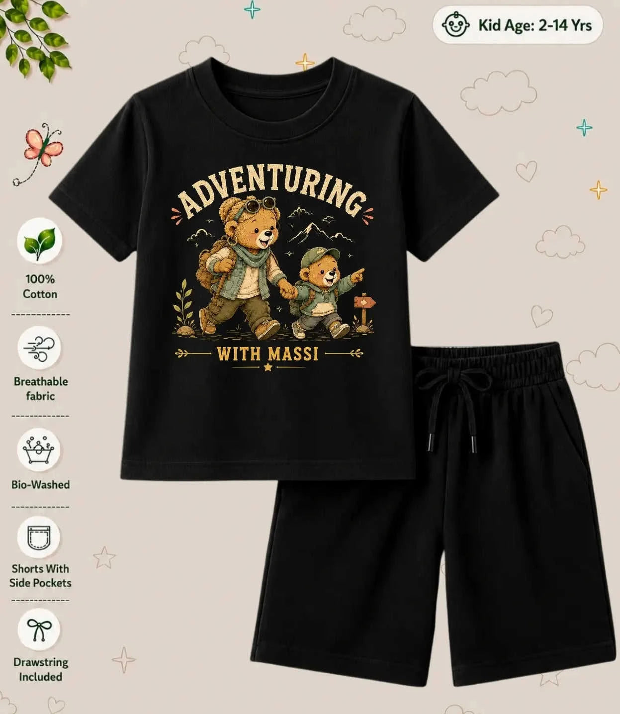 Mamma - Mammi Treasure Kid Co-ord Set Swiftsoul