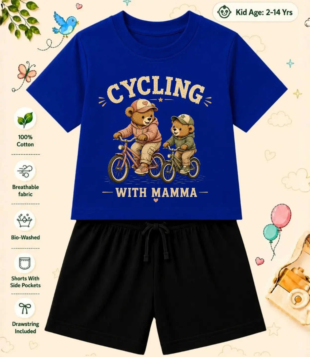 Mamma - Mammi Treasure Kid Co-ord Set Swiftsoul
