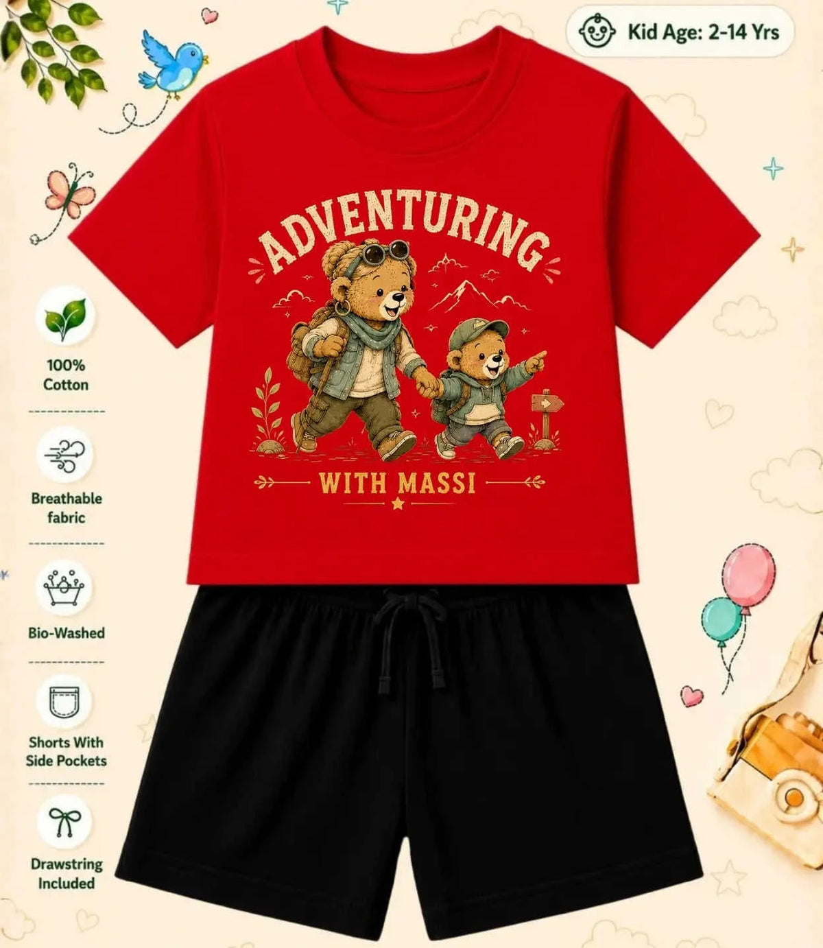 Mamma - Mammi Treasure Kid Co-ord Set Swiftsoul