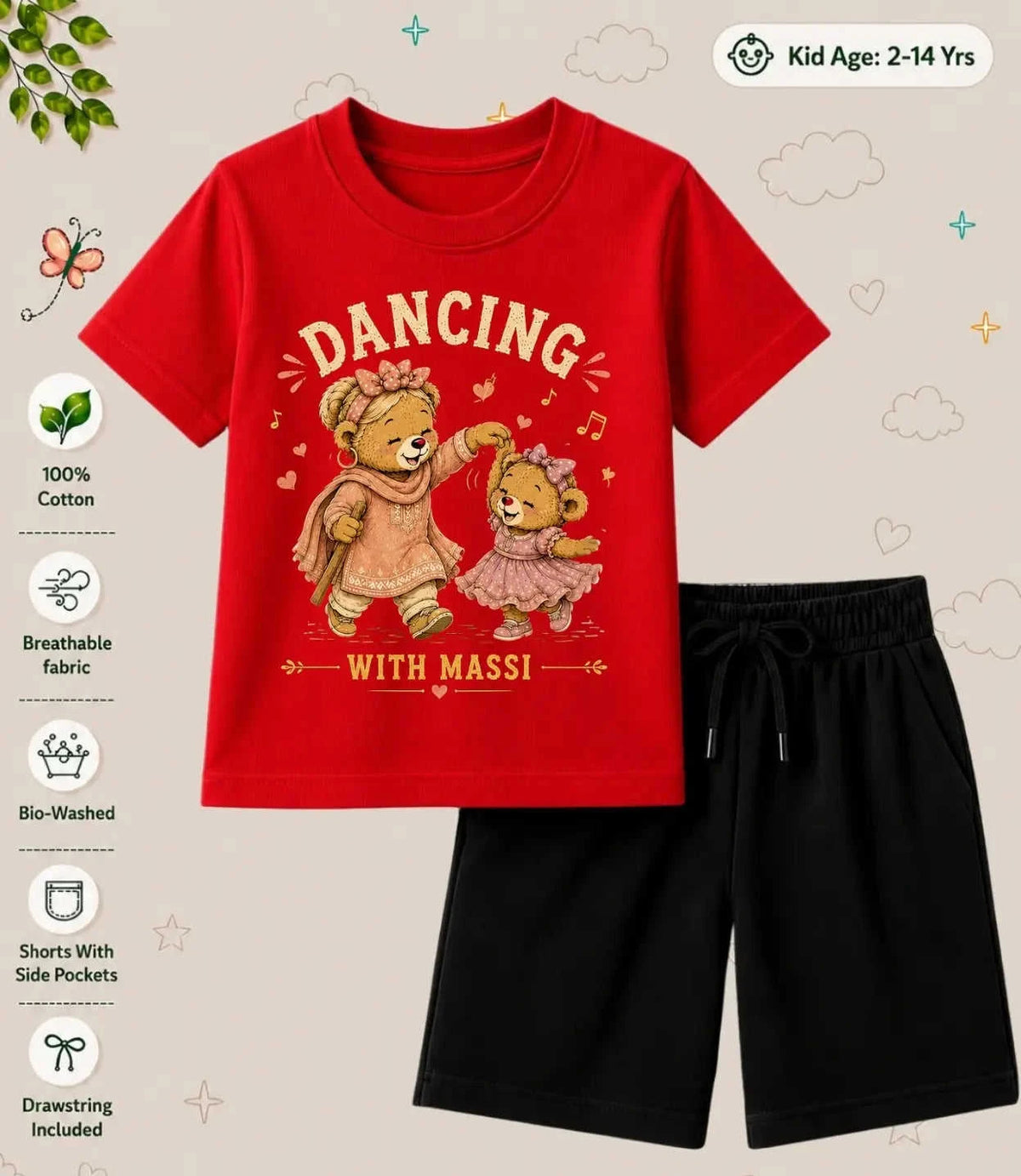Mamma - Mammi Treasure Kid Co-ord Set Swiftsoul