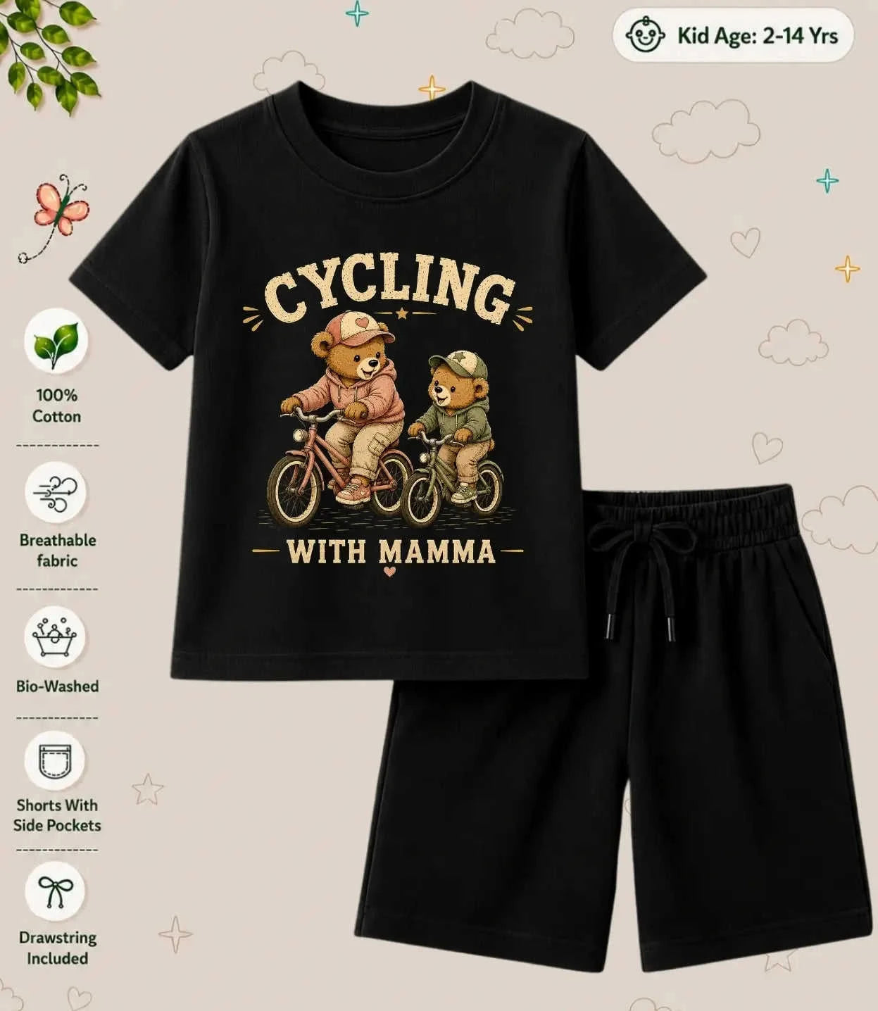 Mamma - Mammi Treasure Kid Co-ord Set Swiftsoul