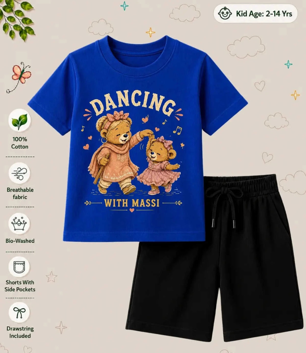 Mamma - Mammi Treasure Kid Co-ord Set Swiftsoul