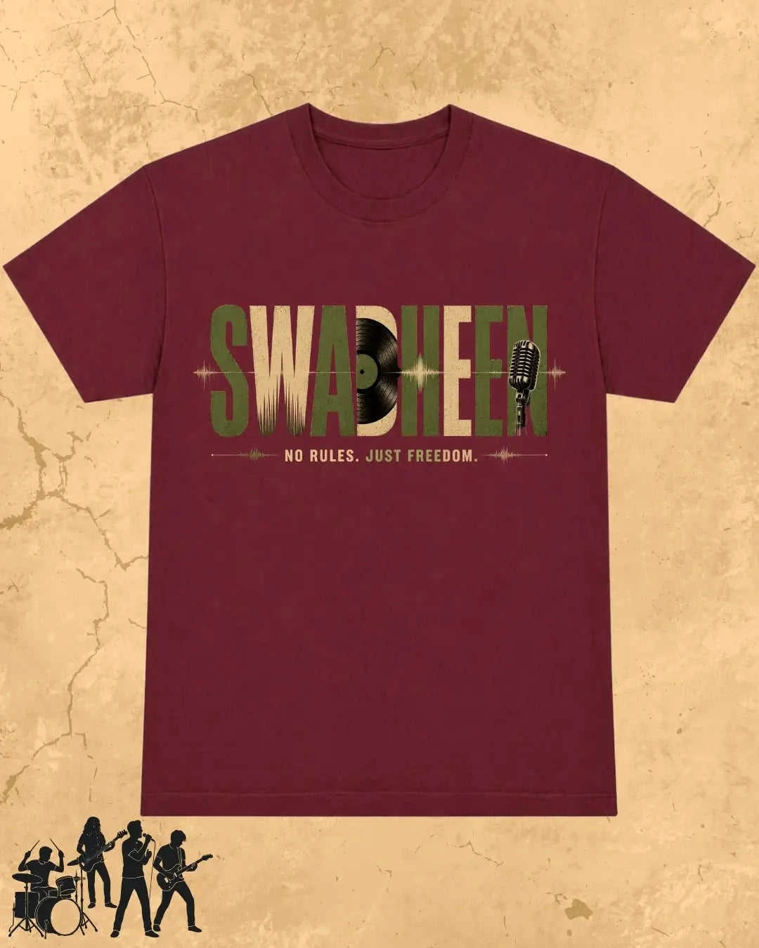 Melody Addict Cotton Tshirt Swiftsoul