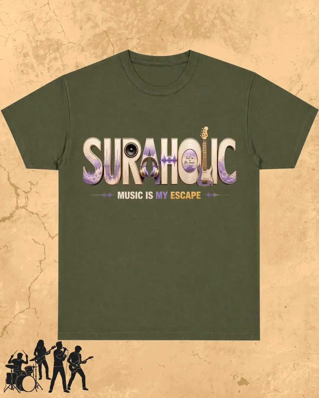 Melody Addict Cotton Tshirt Swiftsoul