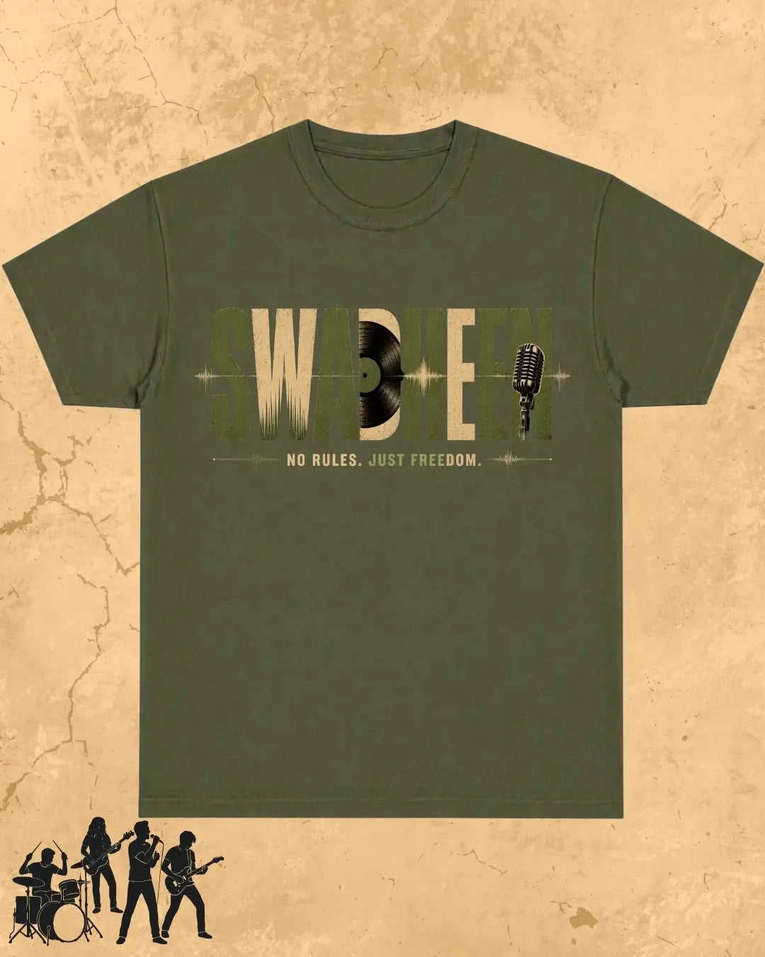 Melody Addict Cotton Tshirt Swiftsoul