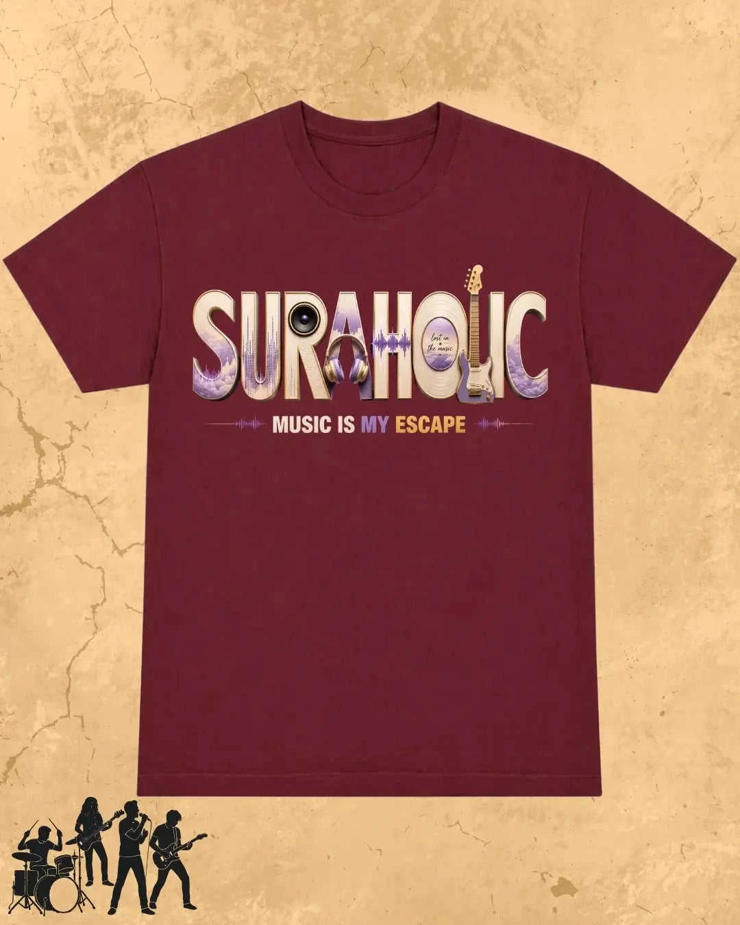 Melody Addict Cotton Tshirt Swiftsoul