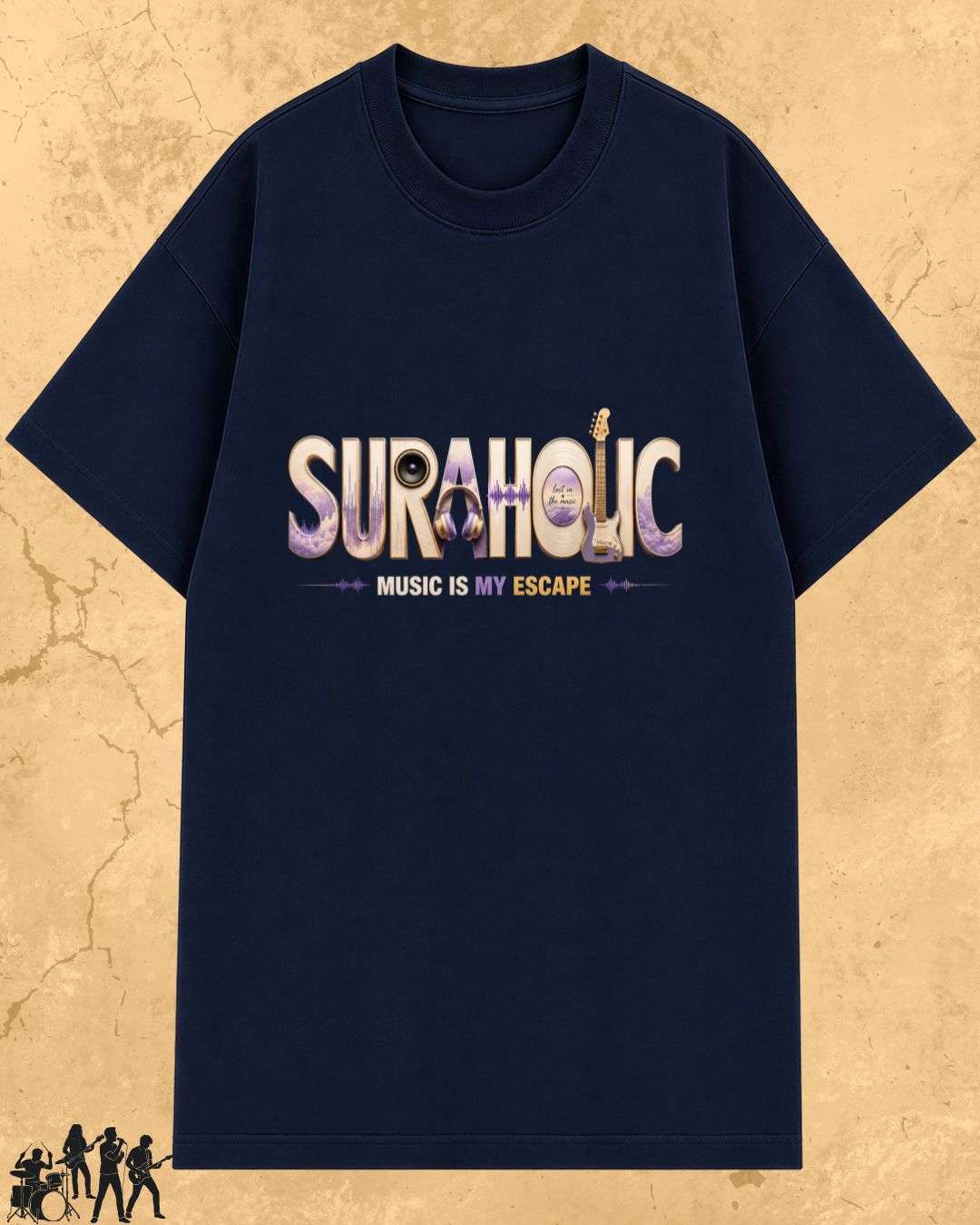 Melody Addict Cotton Tshirt Swiftsoul 