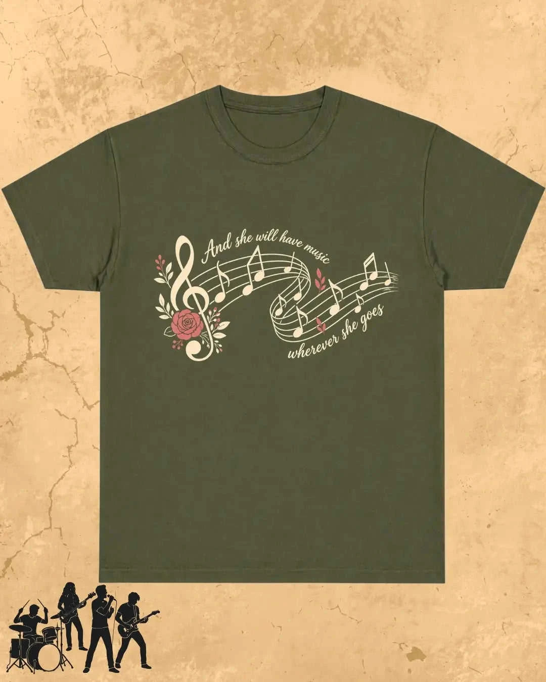 Melody Explorer Cotton T-Shirt Swiftsoul