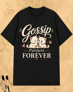 Meow Besties Cotton Tshirt Billien LLC 