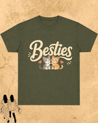 Meow Besties Cotton Tshirt Billien LLC 
