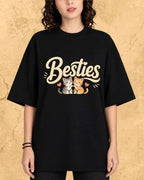 Meow Besties Cotton Tshirt Billien LLC 