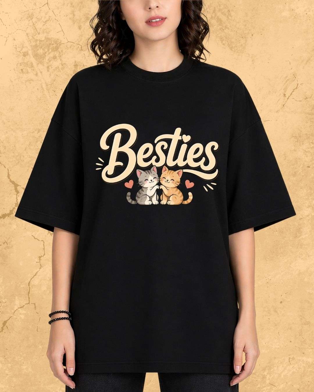 Meow Besties Cotton Tshirt Billien LLC 