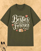 Meow Besties Cotton Tshirt Billien LLC 
