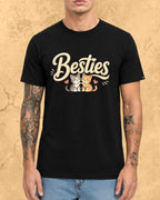Meow Besties Cotton Tshirt Swiftsoul