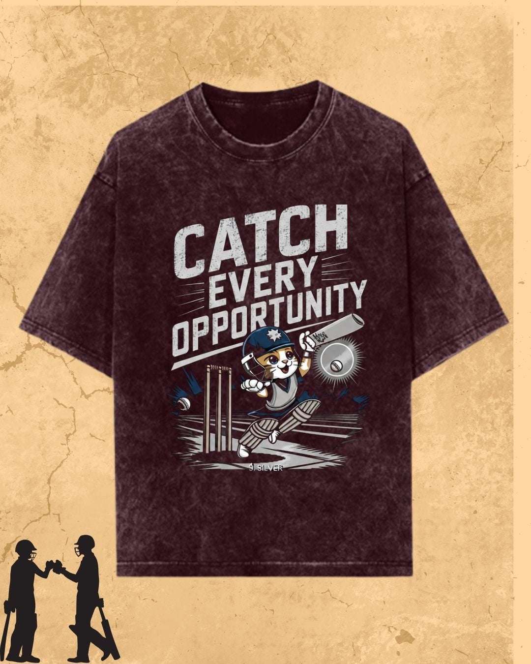 Meow Cricket Champion Cotton Tee Billien LLC 