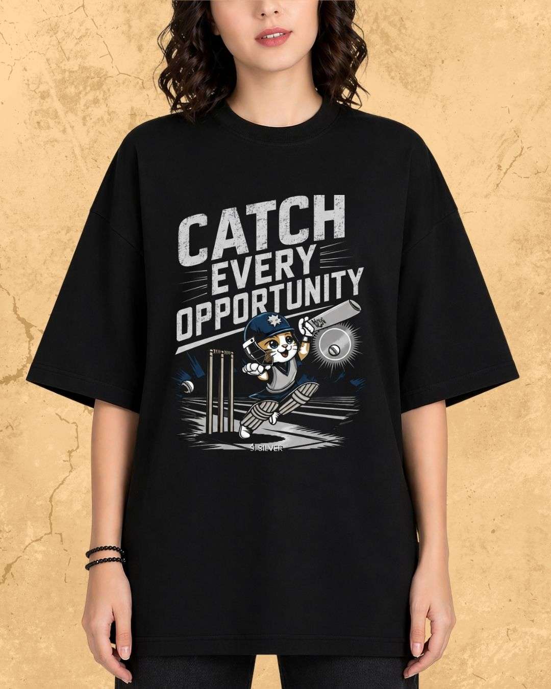 Meow Cricket Champion Cotton Tee Billien LLC 