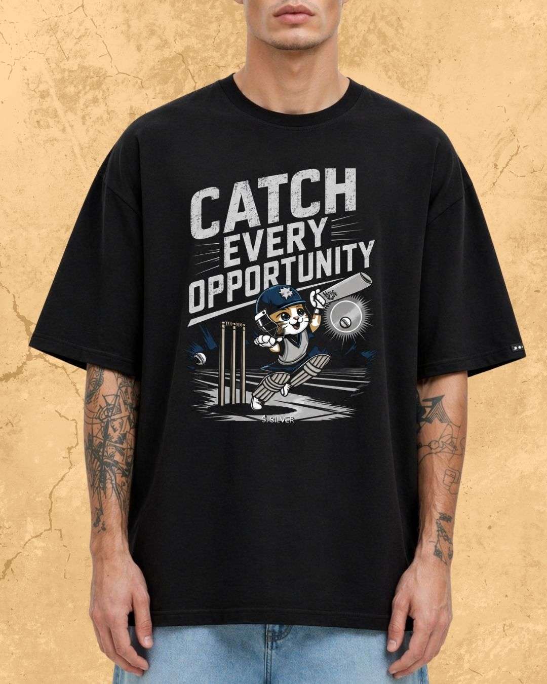 Meow Cricket Champion Cotton Tee Billien LLC 