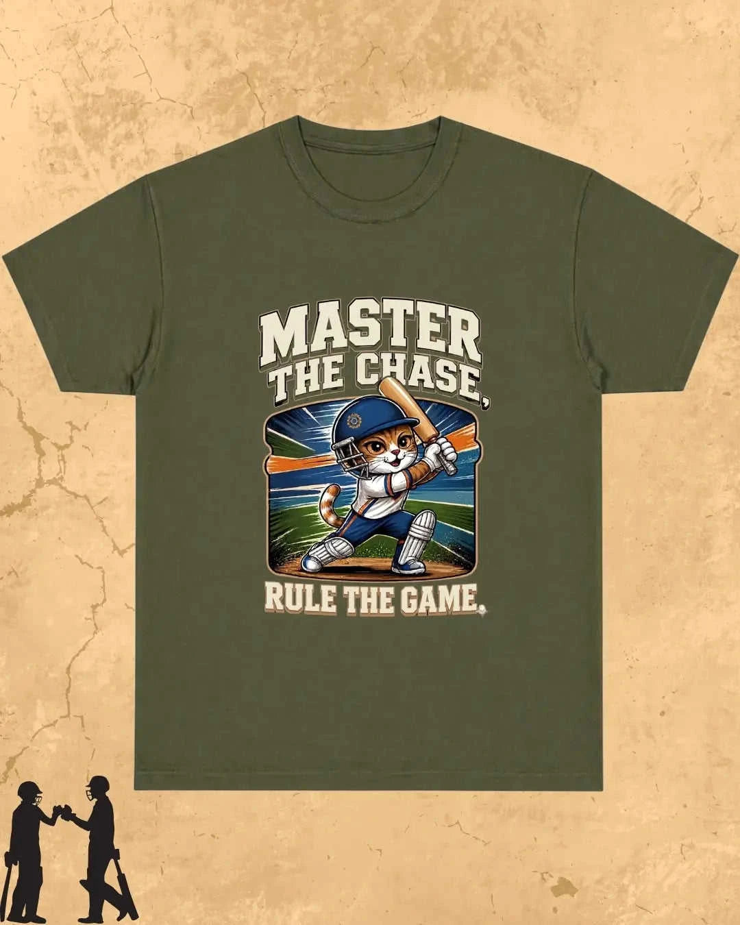 Meow Cricket Champion Cotton Tee Swiftsoul