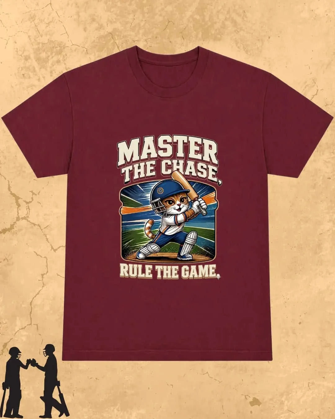 Meow Cricket Champion Cotton Tee Swiftsoul
