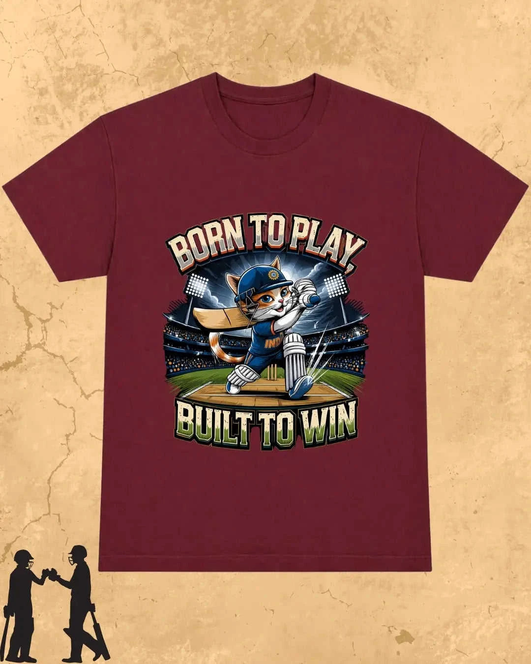 Meow Cricket Champion Cotton Tee Swiftsoul