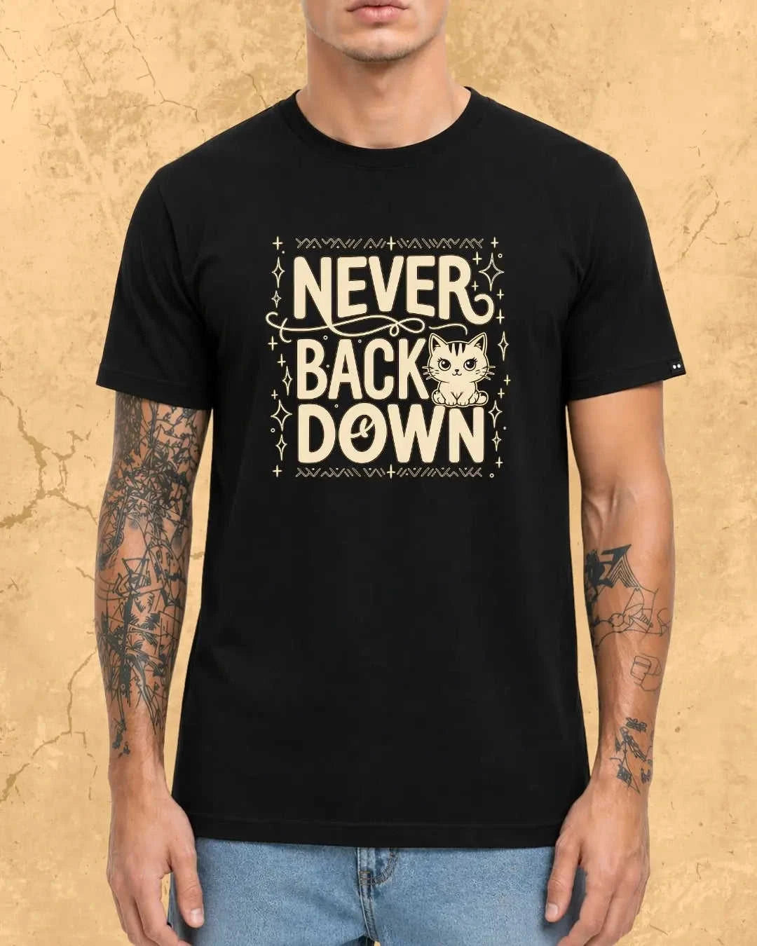 Meow Little Troublemaker Cotton Tshirt Swiftsoul