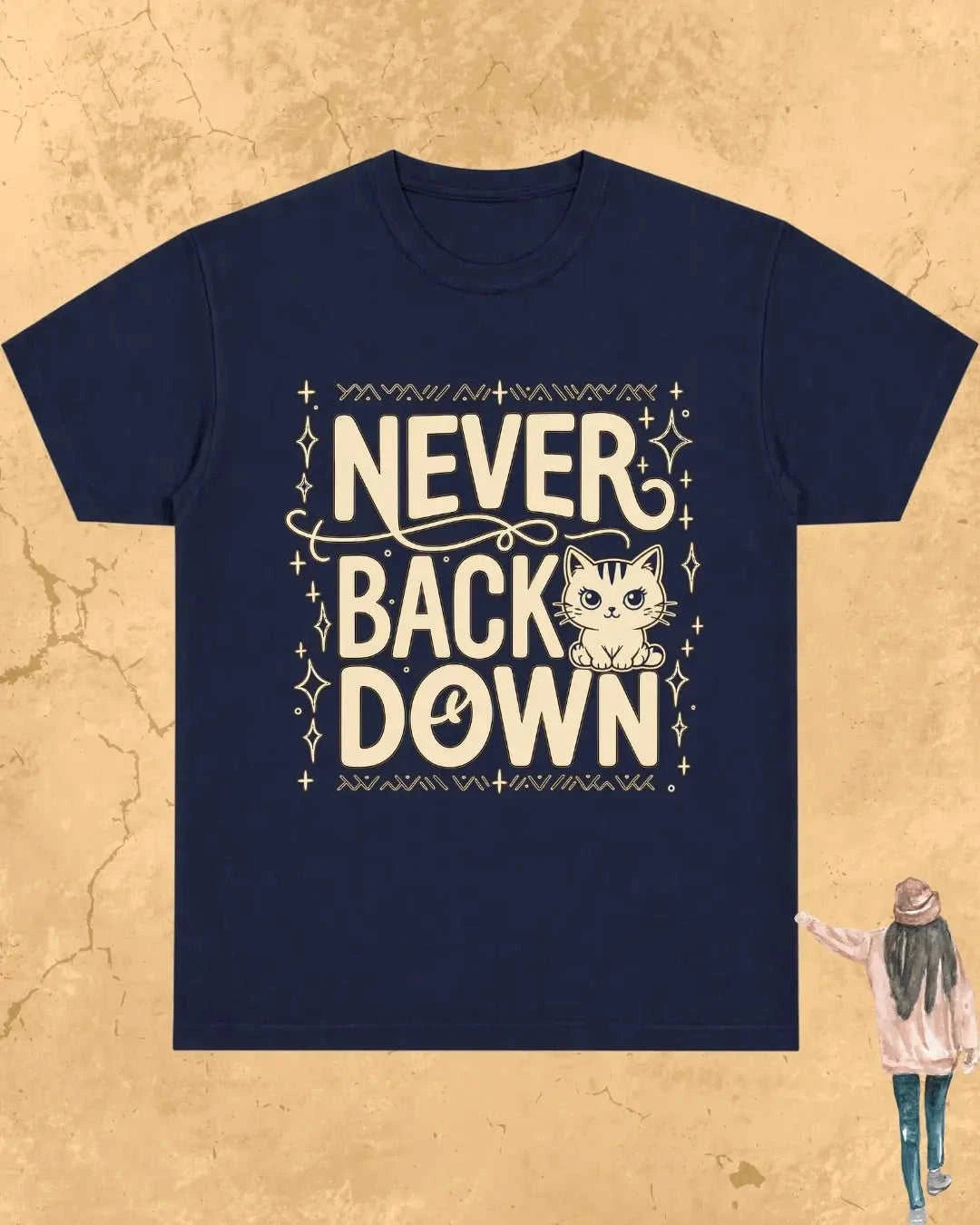 Meow Little Troublemaker Cotton Tshirt Swiftsoul