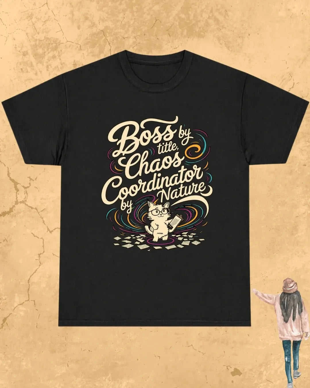 Meow Little Troublemaker Cotton Tshirt Swiftsoul
