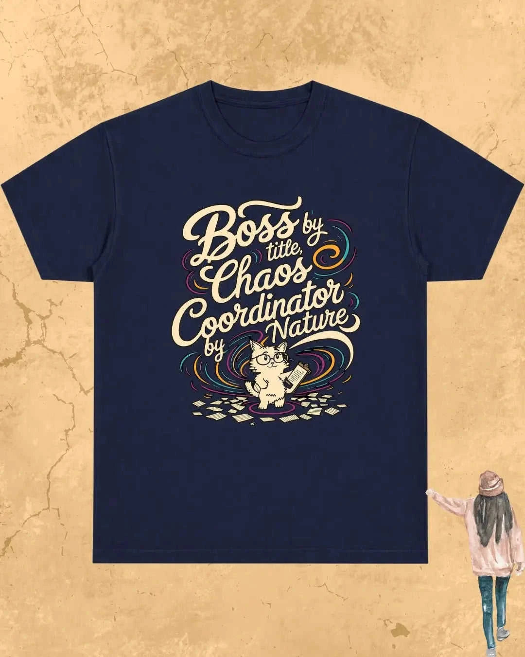 Meow Little Troublemaker Cotton Tshirt Swiftsoul