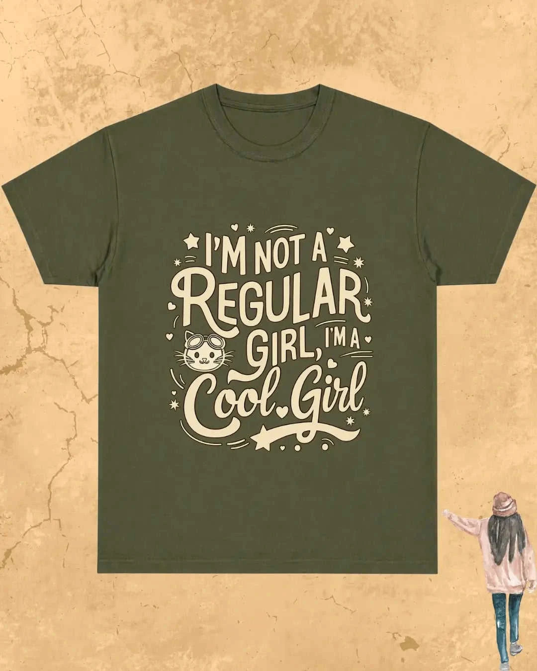 Meow Little Troublemaker Cotton Tshirt Swiftsoul